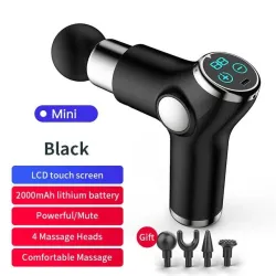 Mini-Gun-Massagegerät - Vibrator - Muskelentspannung - Schmerzlinderung - LCD-Display