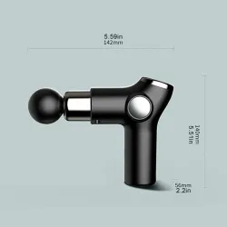 Mini pistola massaggiante - vibratore - rilassamento muscolare - sollievo dal dolore - display LCD
