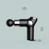 Mini-Gun-Massagegerät - Vibrator - Muskelentspannung - Schmerzlinderung - LCD-Display