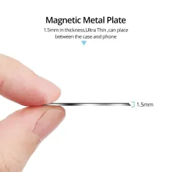 Metalowa płytka - naklejka - na magnetyczny uchwyt na telefon - klej 3MHolders