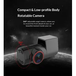 SAMEUO U700 - dash cam - front / rear camera - video recorder - QHD 1944P - DVR - WiFiDash cams