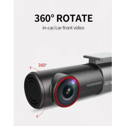 Cámara de tableroSAMEUO U700 - dash cam - cámara delantera / trasera - grabadora de video - QHD 1944P - DVR - WiFi