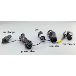 SAMEUO U700 - dash cam - front / rear camera - video recorder - QHD 1944P - DVR - WiFiDash cams