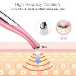 Elektrisches Mini-Gesichtsmassagegerät - Vibrationsstift - Anti-Falten / Hautverjüngung
