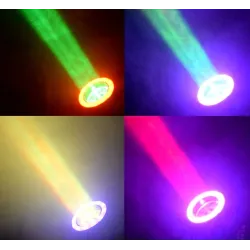Mini wiązka LED - światło laserowe - ruchoma głowica - DJ / oświetlenie sceniczne - 60W - RGBW - DMXOświetlenie sceniczne i e...