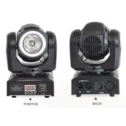 Mini wiązka LED - światło laserowe - ruchoma głowica - DJ / oświetlenie sceniczne - 60W - RGBW - DMXOświetlenie sceniczne i e...