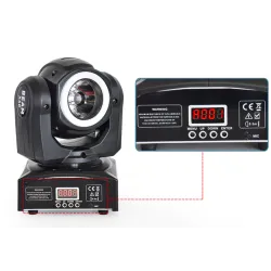 Mini wiązka LED - światło laserowe - ruchoma głowica - DJ / oświetlenie sceniczne - 60W - RGBW - DMXOświetlenie sceniczne i e...