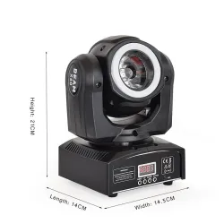 Mini wiązka LED - światło laserowe - ruchoma głowica - DJ / oświetlenie sceniczne - 60W - RGBW - DMXOświetlenie sceniczne i e...