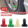Universal Reifenventile - leuchtend - für Autos / Fahrräder / Motorräder - Penisform - 4 Stück