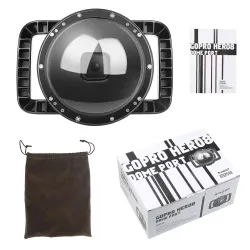 Duikkoepelpoort - dual-handheld - waterdichte lensdop - voor GoPro Hero 8 Black - 6 inchBescherming