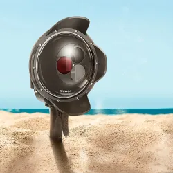 Duikkoepelpoort - waterdichte filterbehuizing - omschakelbaar - voor GoPro Hero 7 6 5 BlackBescherming