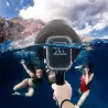 Duikkoepelpoort - waterdichte filterbehuizing - omschakelbaar - voor GoPro Hero 7 6 5 BlackBescherming