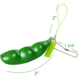 Wyciskany groszek - antystresowa zabawka fidget - z breloczkiemBreloczki Do Kluczy
