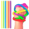 Gumowy makaron - elastyczna lina - zabawka antystresowa - fidget - 6 sztukFidget spinner