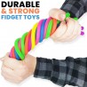 Rubber noodle - elastic rope - anti-stress toy - fidget - 6 pieces