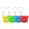Krabvorm fidget - antistress speelgoed - met sleutelhanger - push bubble Pop ItFidget-spinner
