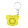 Crab shape fidget - anti-stress toy - with keychain - push bubble Pop It
