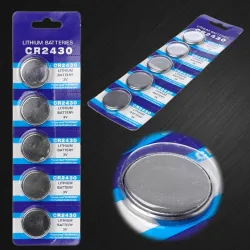 BateríasButton lithium battery - CR2430 - 3V - 5 pieces