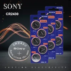 Oryginalna litowa bateria guzikowa Sony - CR2430 - 3V - 3 sztukiBaterii