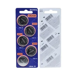 Oryginalna litowa bateria guzikowa Sony - CR2430 - 3V - 3 sztukiBaterii