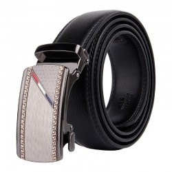 Classic men's belt - with automatic buckle - genuine leatherBelts