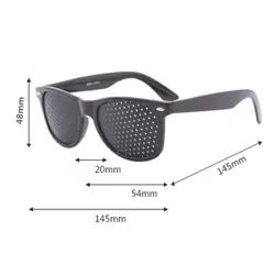 Anti-myopia - pinhole glasses - sunglasses - natural vision healing - UV 400Sunglasses