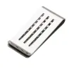 Cash holder - with cut out holes - stainless steel clamp