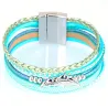 Meerlaagse armband - met kristallen / magnetische gespArmbanden