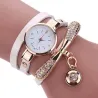 Modisches mehrschichtiges Armband mit einer Uhr / Kristallen