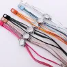 Vintage Multilayer-Armband - mit runder Uhr / Kristallen