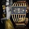 PulseraLuxurious bracelet with a rectangle watch - open design
