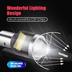 CSP - 10000Lm - LED motorcycle bulb - headlight - Hi-Lo - H4 / BA20D