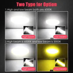 CSP - 10000Lm - LED motorlamp - koplamp - Hi-Lo - H4 / BA20DH4