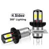 Motorradscheinwerfer LED-Glühbirne - 6000K weiß - BA20D / H4 - Hi Lo beam - 12V - 1200LM