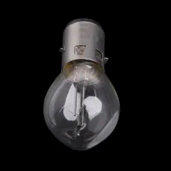 Żarówka motocyklowa LED - biała - 12V - 35W - 10A - B35 / BA20DLED