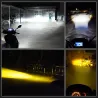 Żarówka motocyklowa - H4 / BA20D / P15D - 12V - LED High / Low Beam - 1200LMŚwiatła