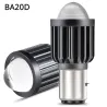 Żarówka motocyklowa - H4 / BA20D / P15D - 12V - LED High / Low Beam - 1200LMŚwiatła