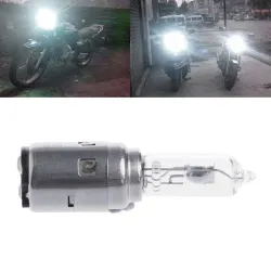 Żarówka motocyklowa - biała - halogenowa - Xenon - DC 12V - 35W - BA20DŚwiatła