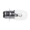 Motorcycle light bulb - white - T19 P15D-25-1 - DC 12V - 35W - halogen - double filament