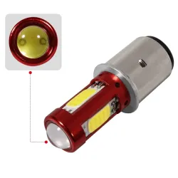Żarówka motocyklowa - LED BA20D H6 - Hi/Lo Beam - 12V-80VŚwiatła