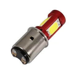 Żarówka motocyklowa - LED BA20D H6 - Hi/Lo Beam - 12V-80VŚwiatła