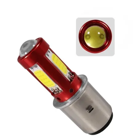 Żarówka motocyklowa - LED BA20D H6 - Hi/Lo Beam - 12V-80VŚwiatła