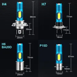 Autoglühbirne - wasserdicht - RGB - LED - H4 / H6 / H7 / BA20D / P15D-25-1 - DRL