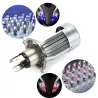 Motor / auto gloeilamp - LED - DRL - Angel Eye - blauw / roze - H4 - BA20DDagrijverlichting (DRL)