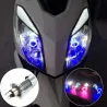 Motorrad / Auto Glühbirne - LED - DRL - Angel Eye - blau / pink - H4 - BA20D