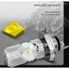 Żarówka motocyklowa - LED CREE - H4 - BA20D - DC 9V~85V - 20W 1400LM - 6500KŚwiatła