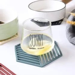 Silicone coaster - heat-insulation mat - for tableware