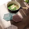 Silicone coaster - heat-insulation mat - for tableware