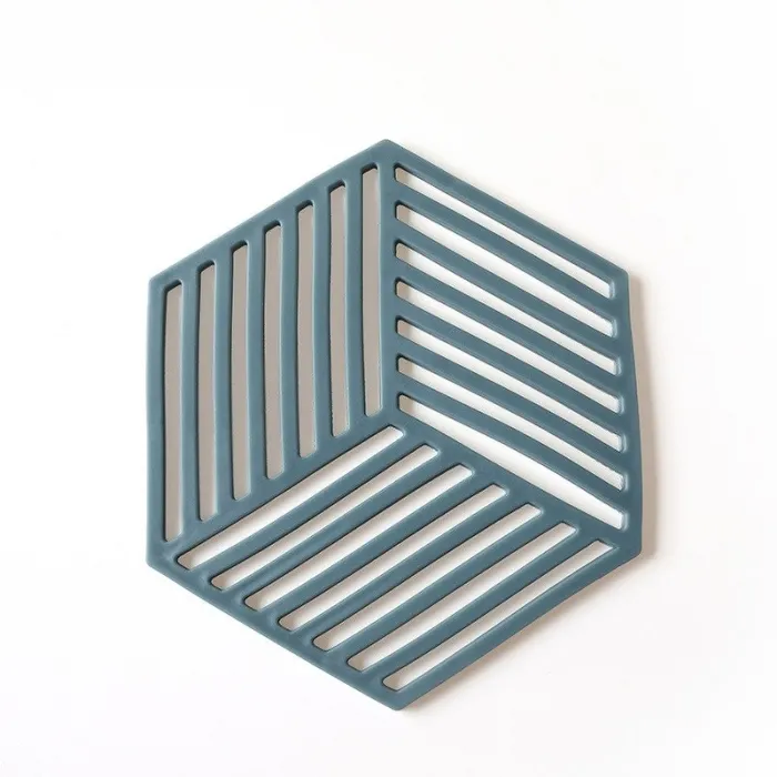 Silicone coaster - heat-insulation mat - for tableware