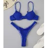 Sexy geribbelde bikiniset - Braziliaanse stijl - met push upBadkleding